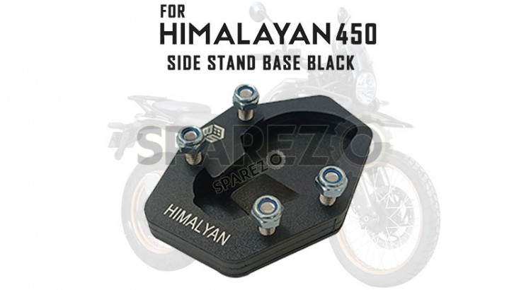 Fit For Royal Enfield New Himalayan 450 Side Stand Base Extender - SPAREZO